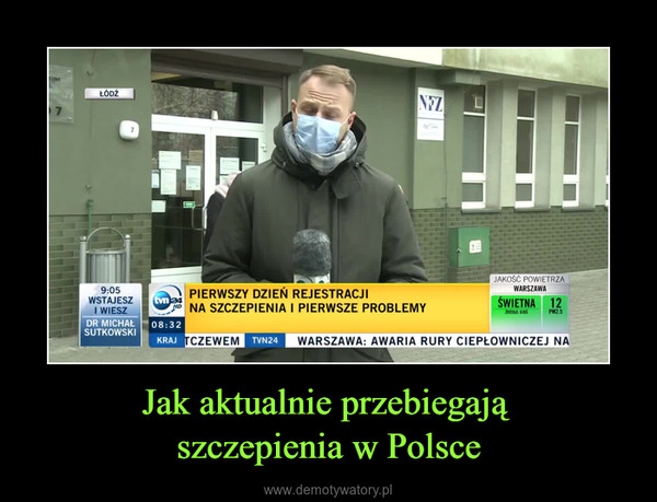 Jak aktualnie przebiegają szczepienia w Polsce –  